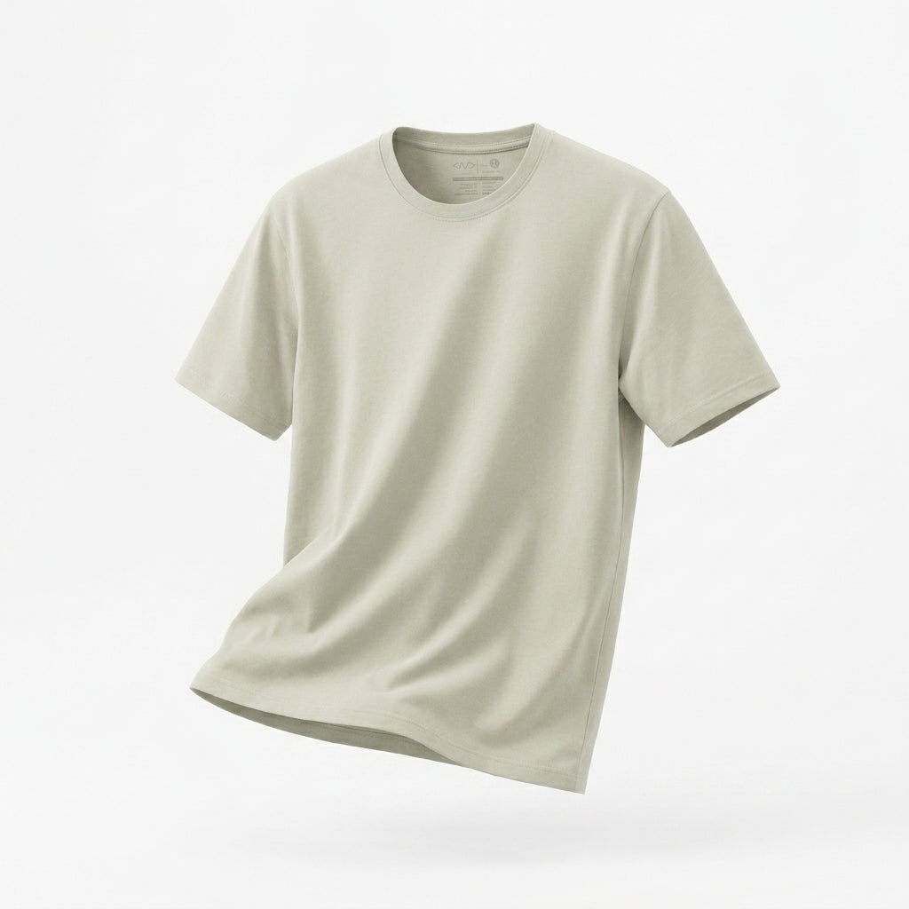 Basic Crew Neck Short Sleeve T Shirt