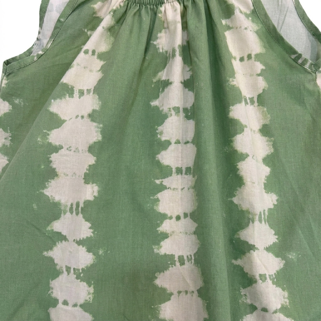 Girls Tie Dye Tiered Sleeveless Dress
