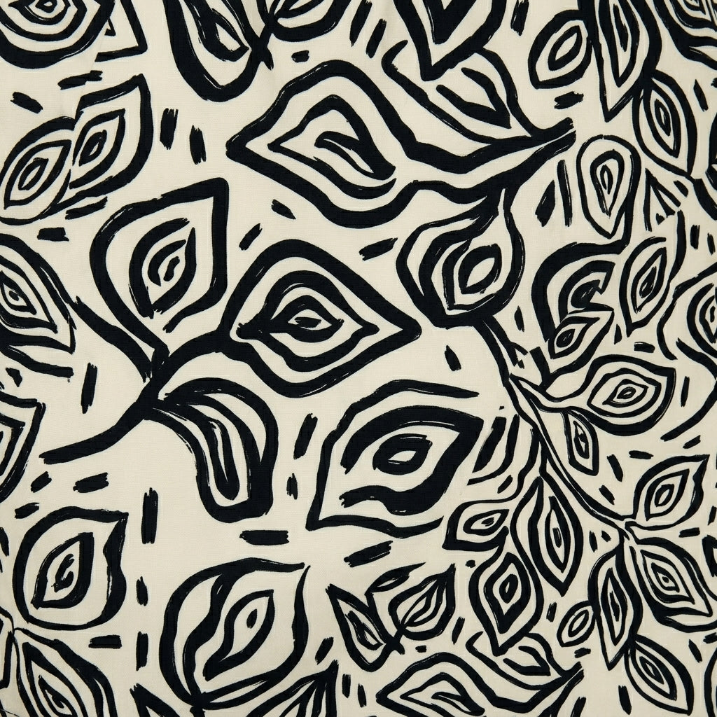 Abstract Print Swim Shorts
