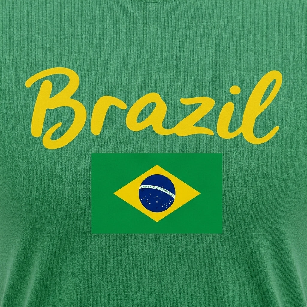 Men Brazil Graphic T Shirt