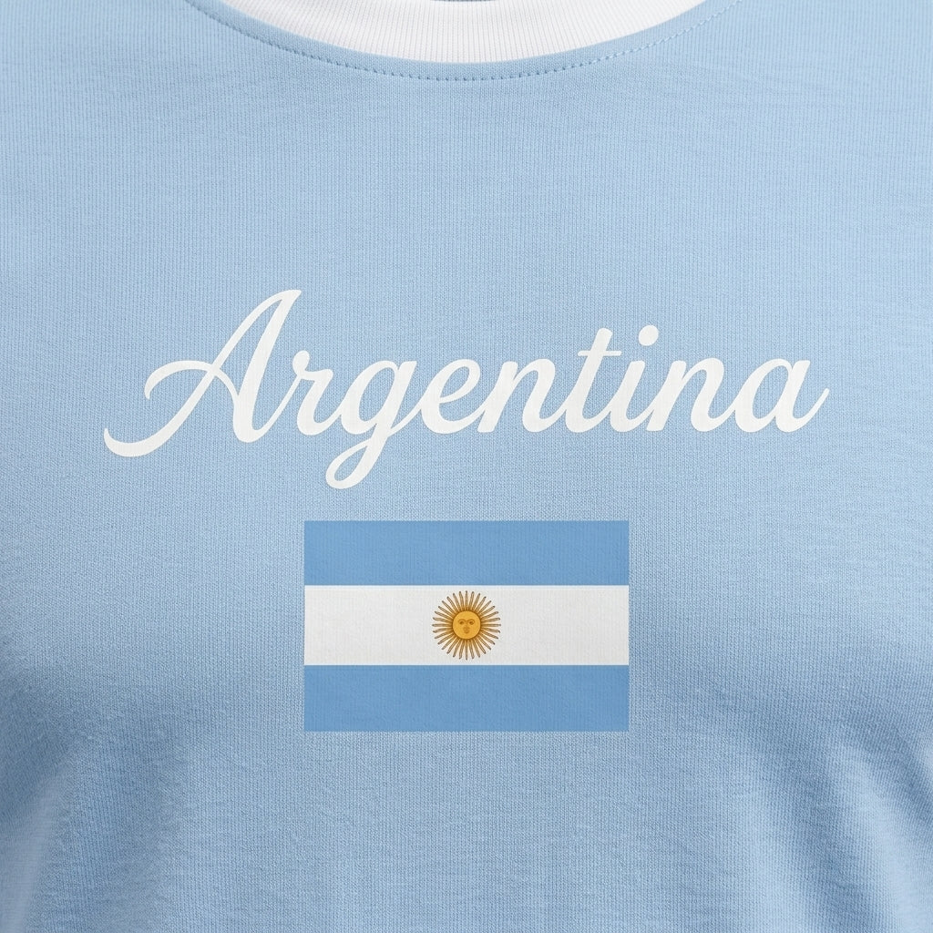 Men Argentina Graphic T Shirt