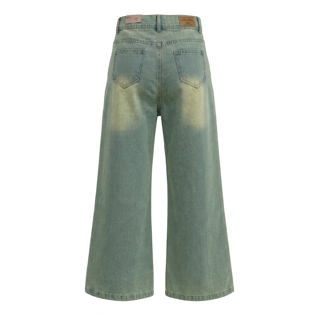 Girls Wide Leg Denim Jea