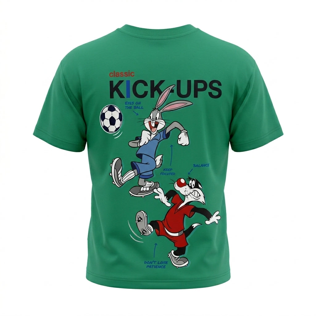 Kids Short Sleeve Graphic T Shirt With Character Print