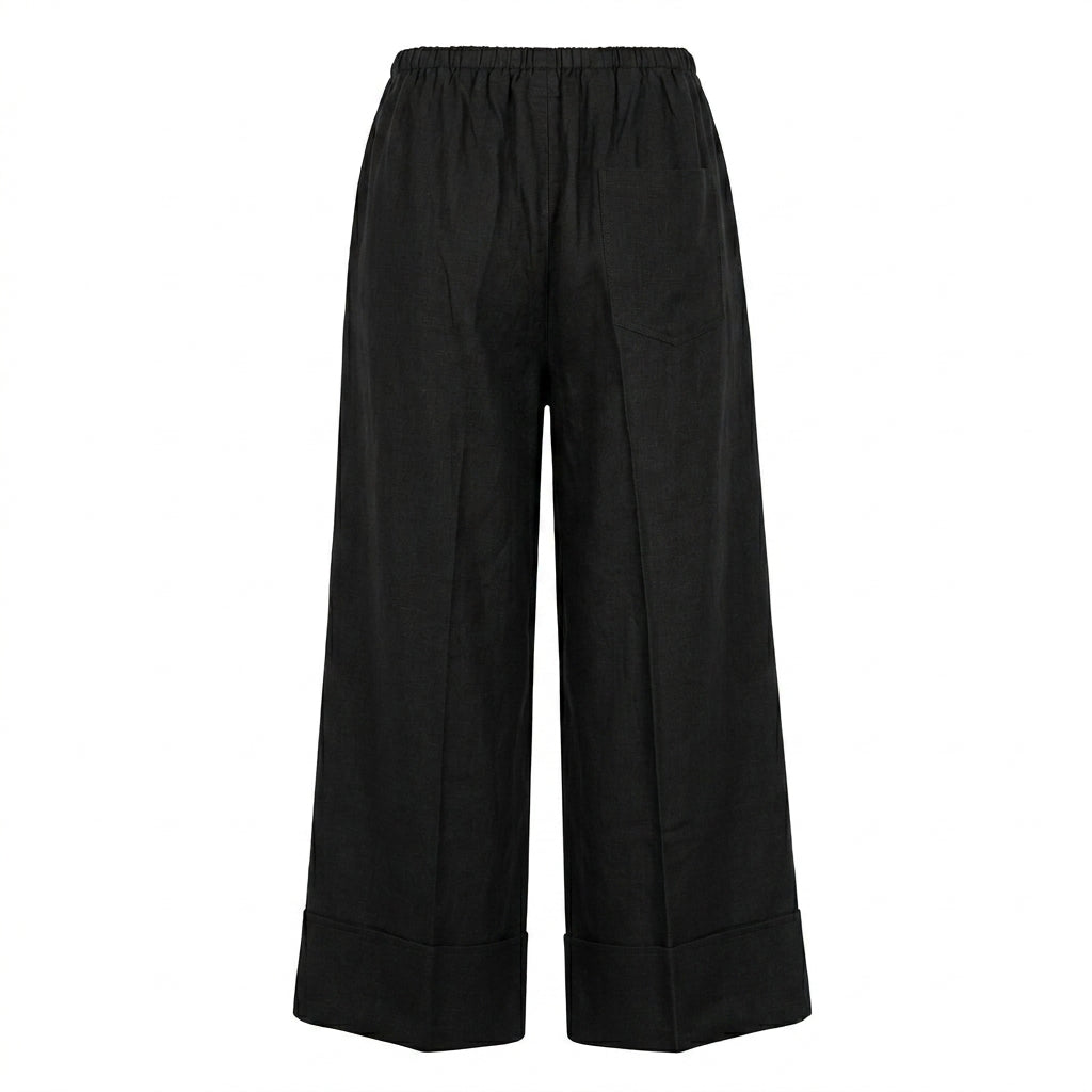 Women Drawstring Wide Leg Pants