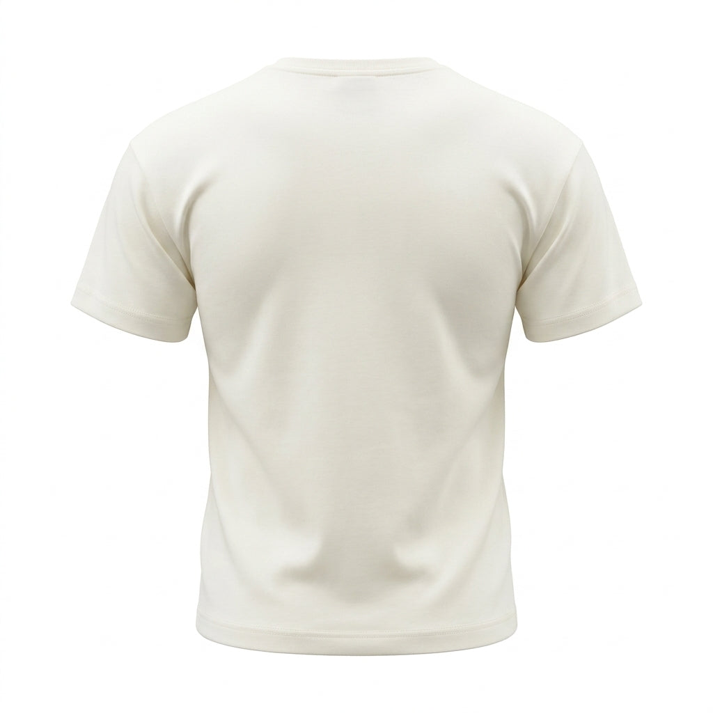 Kids Ribbed T Shirt With Cap Patch