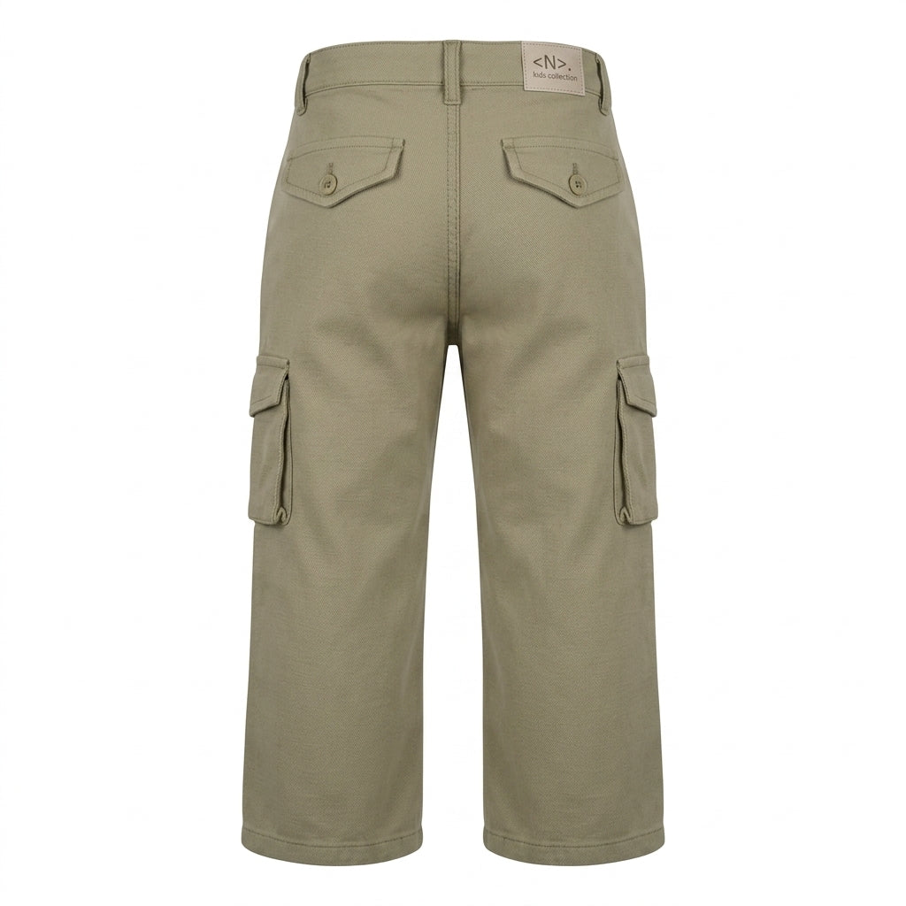 Girls Wide Leg Cargo Pants