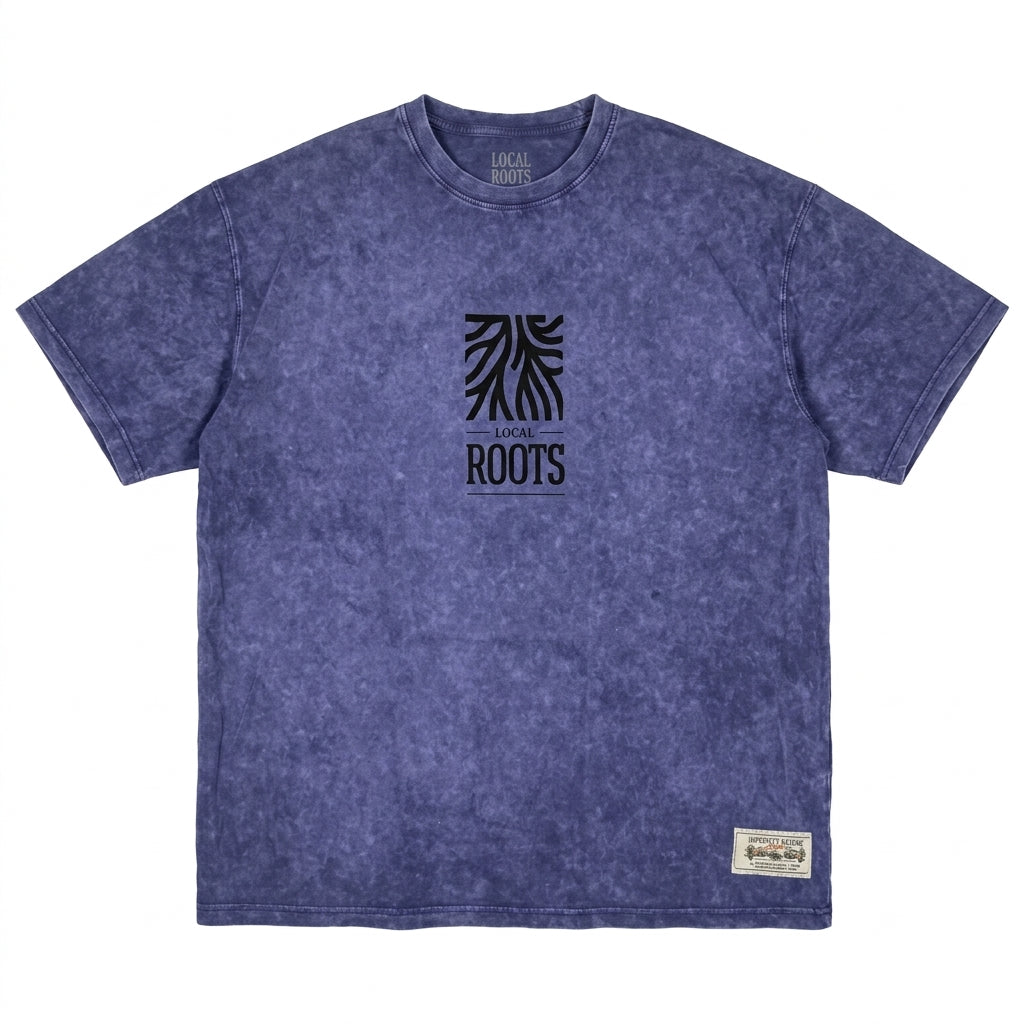 Men Local Roots Graphic Crew Neck T Shirt