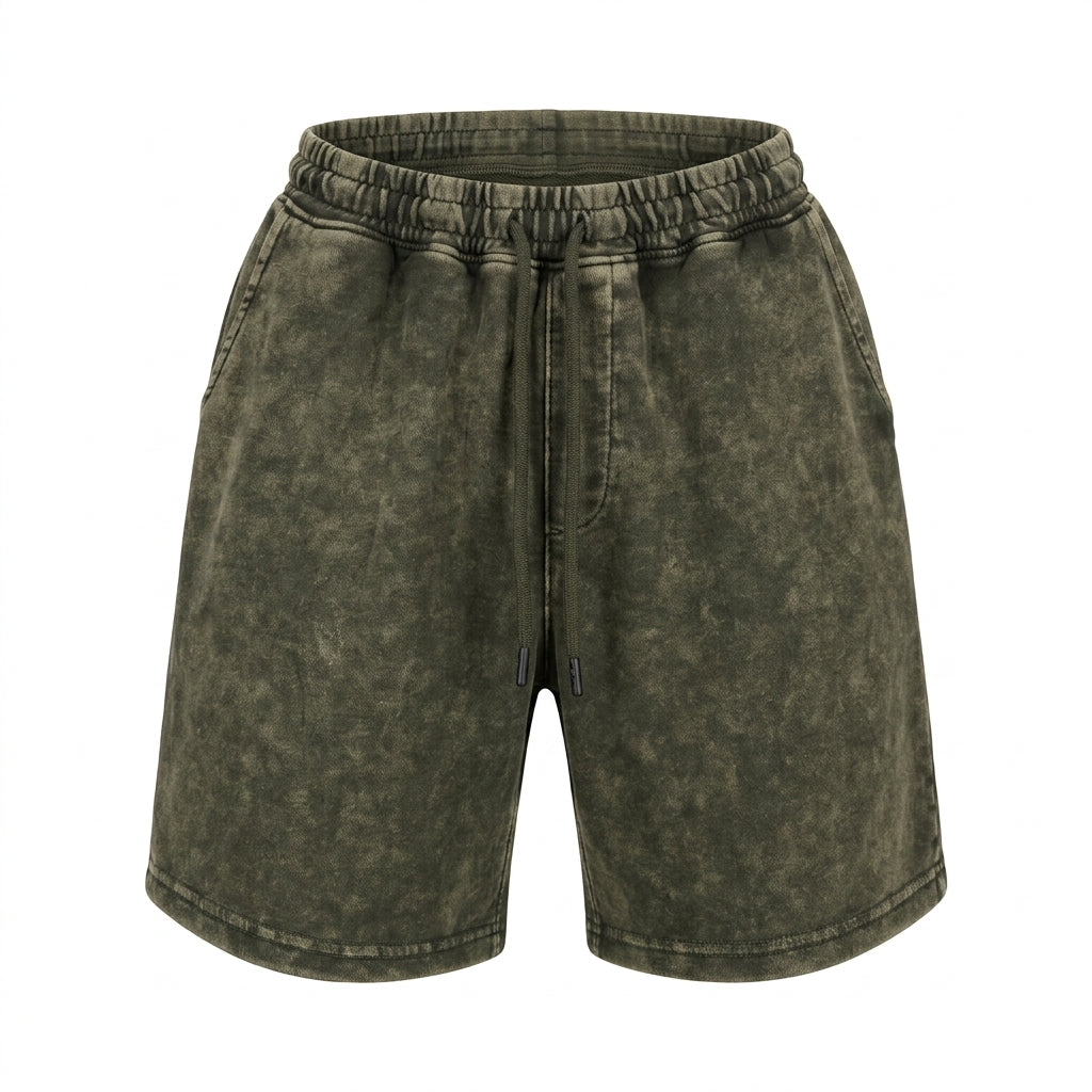 Men Casual Shorts With Elastic Waistband