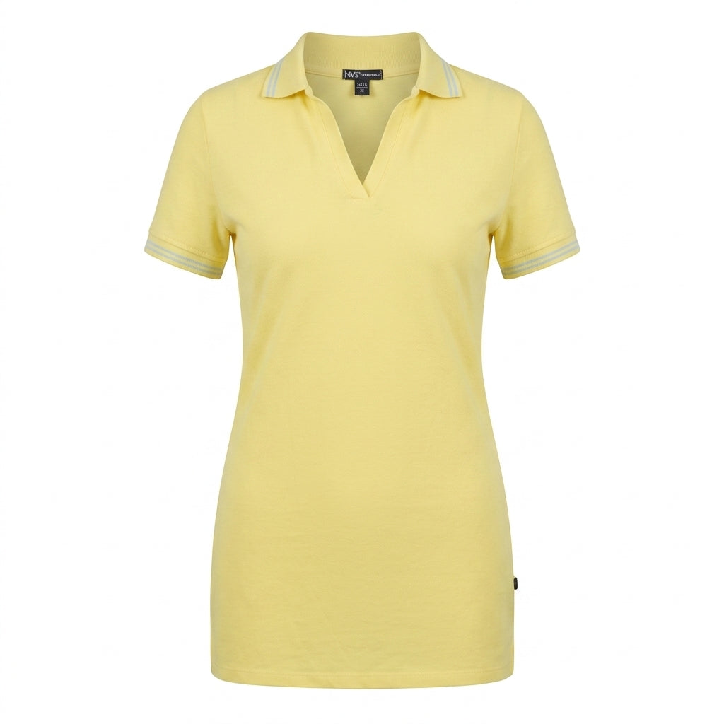 Casual Contrast Trim Short Sleeve Polo Dress