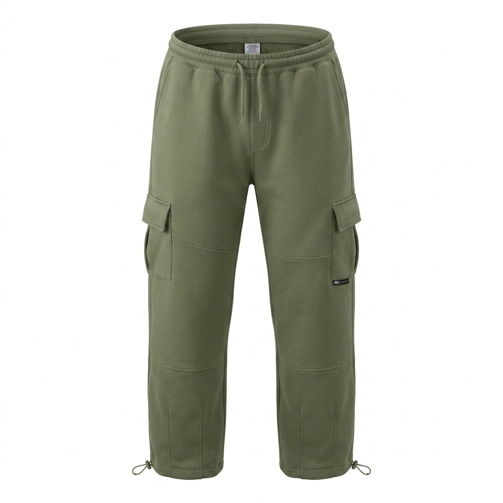 Men Relaxed Fit Cargo Jogger Pants