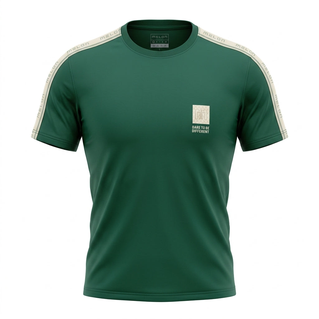 Boys Crew Neck Graphic T Shirt With Shoulder Tape