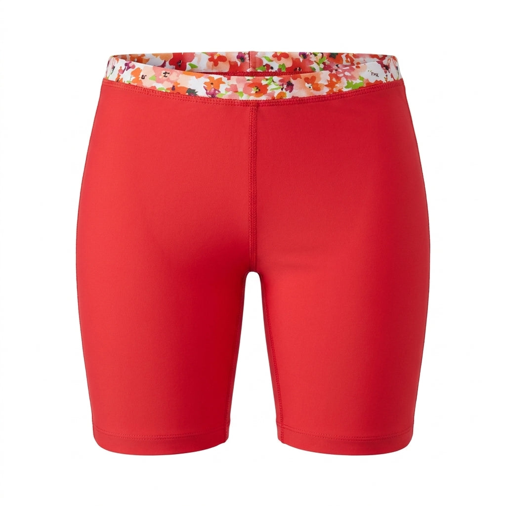 Girls Floral Short Sleeve Swim Set