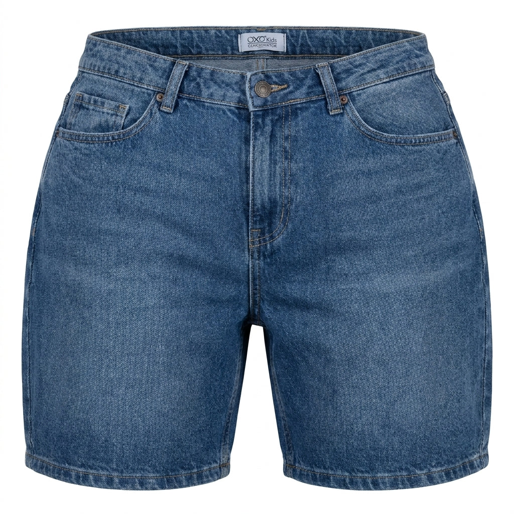 Boys Classic Denim Long Shorts Medium