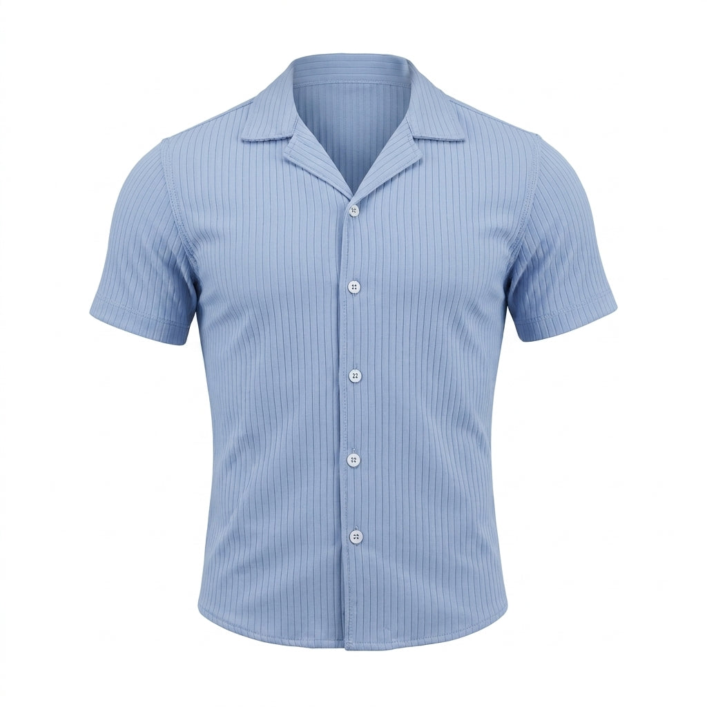 Kids Short Sleeve Button Front Shirt