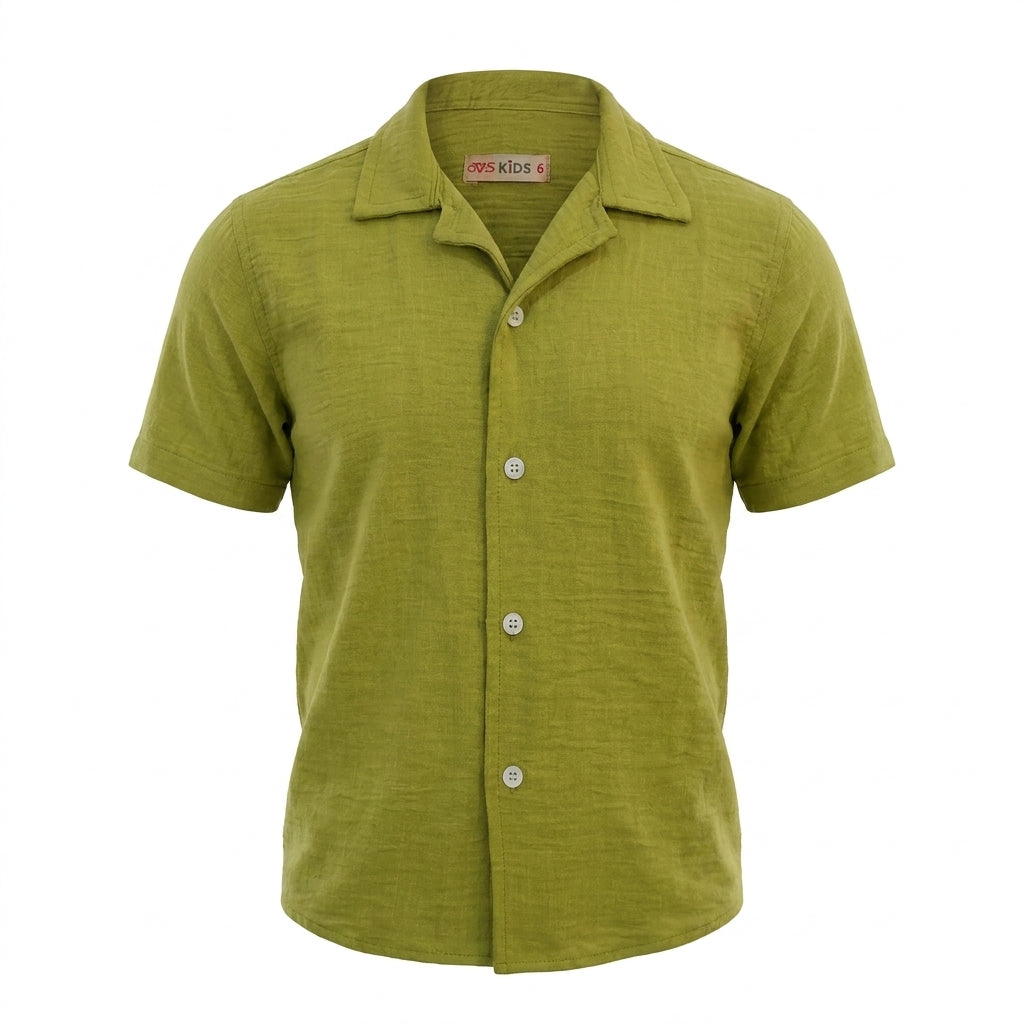 Boys Short Sleeve Casual Shirt