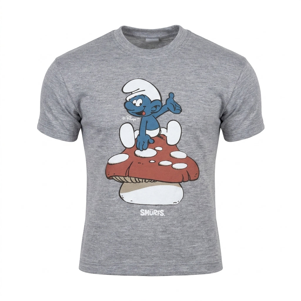 Boys Smurfs Graphic Crew Neck T Shirt