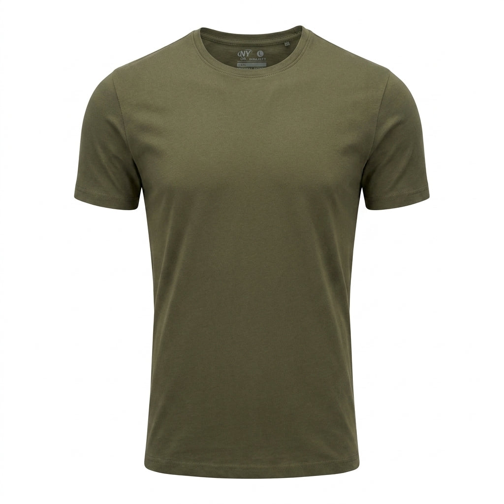 Men Basic Crew Neck T Shirt