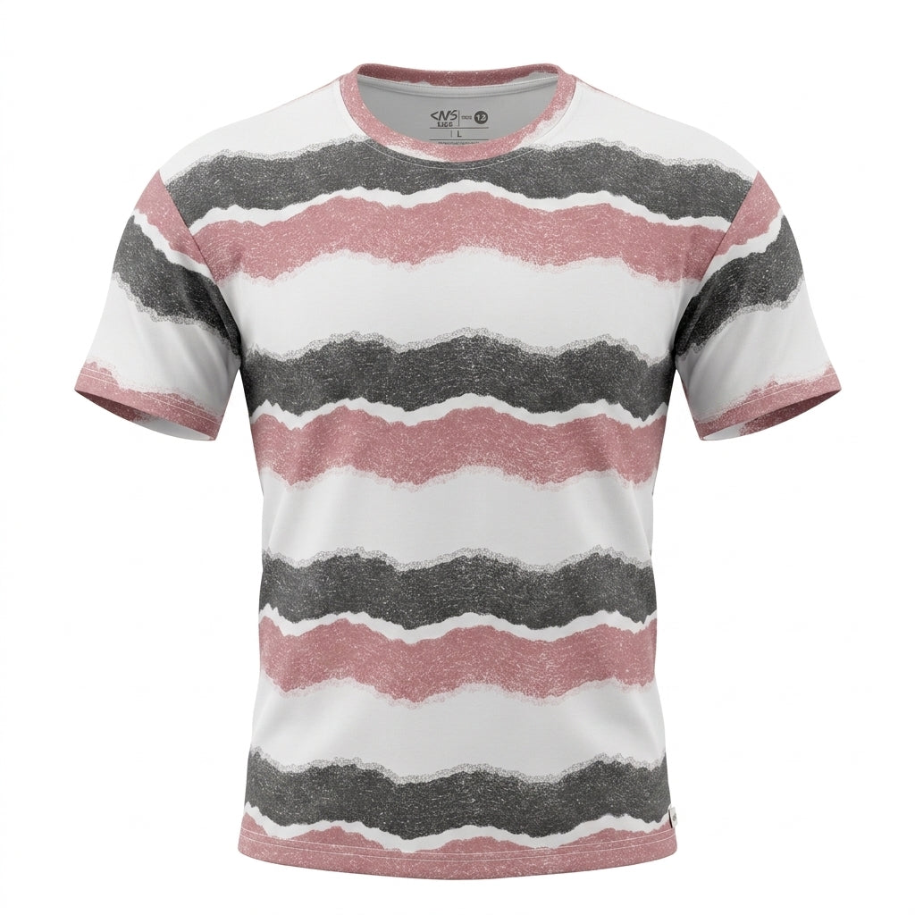 Boys Striped Short Sleeve T Shirt