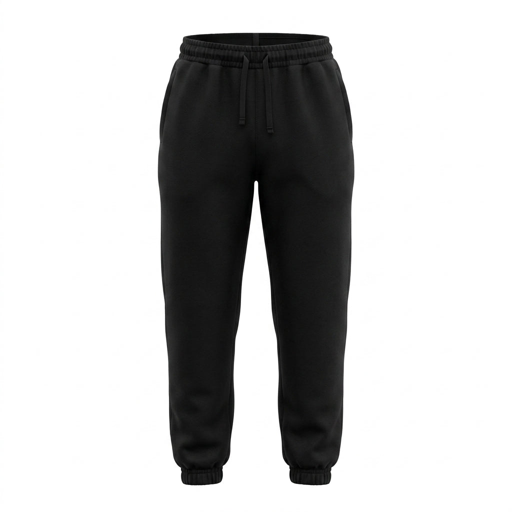Kids Solid Fleece Jogger Pants