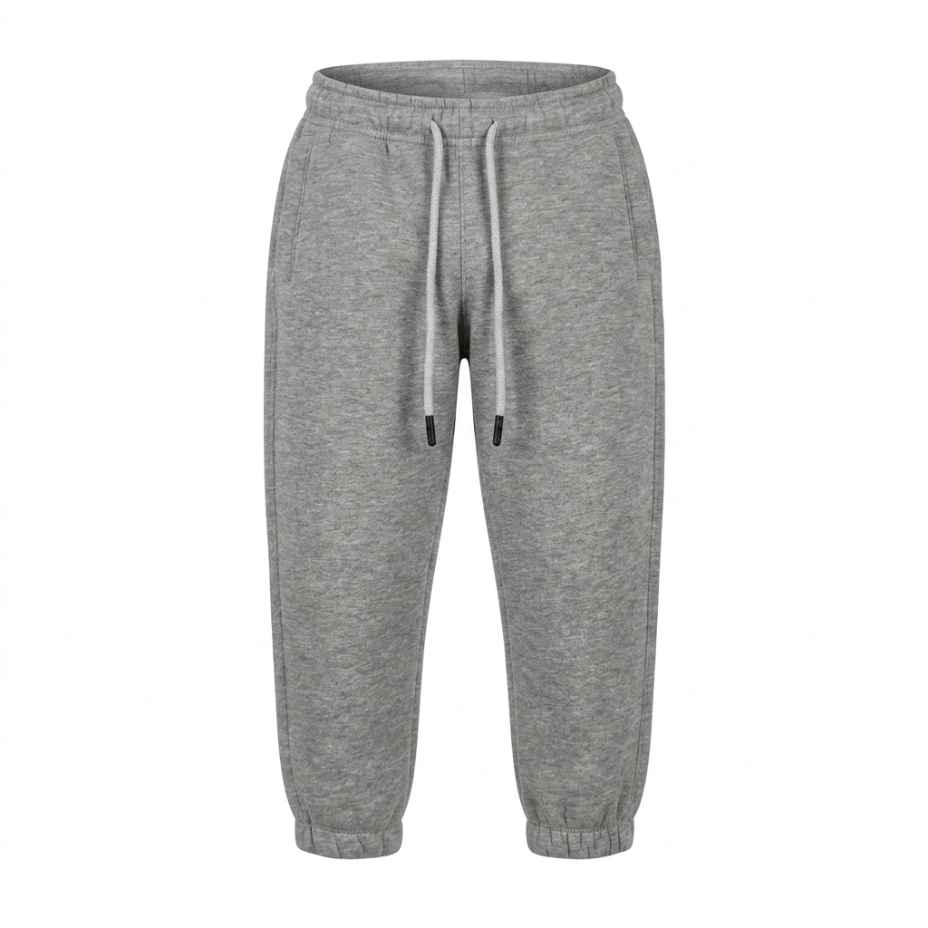 Kids Solid Fleece Jogger Pants