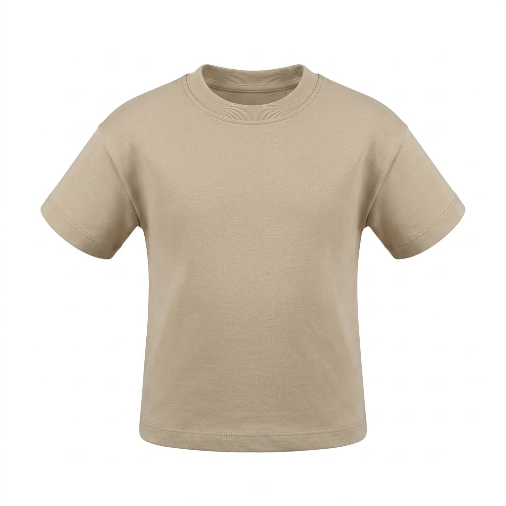 Kids Solid Short Sleeve T Shirt