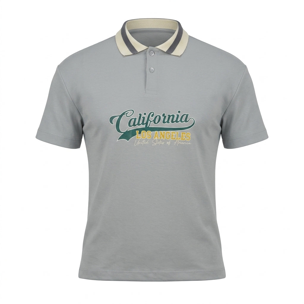 Boys California Printed Polo T Shirt