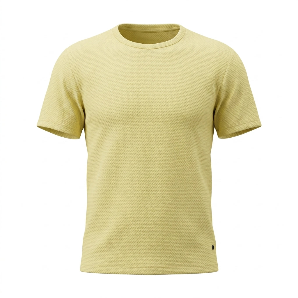 Boys Textured Short Sleeve T Shirt