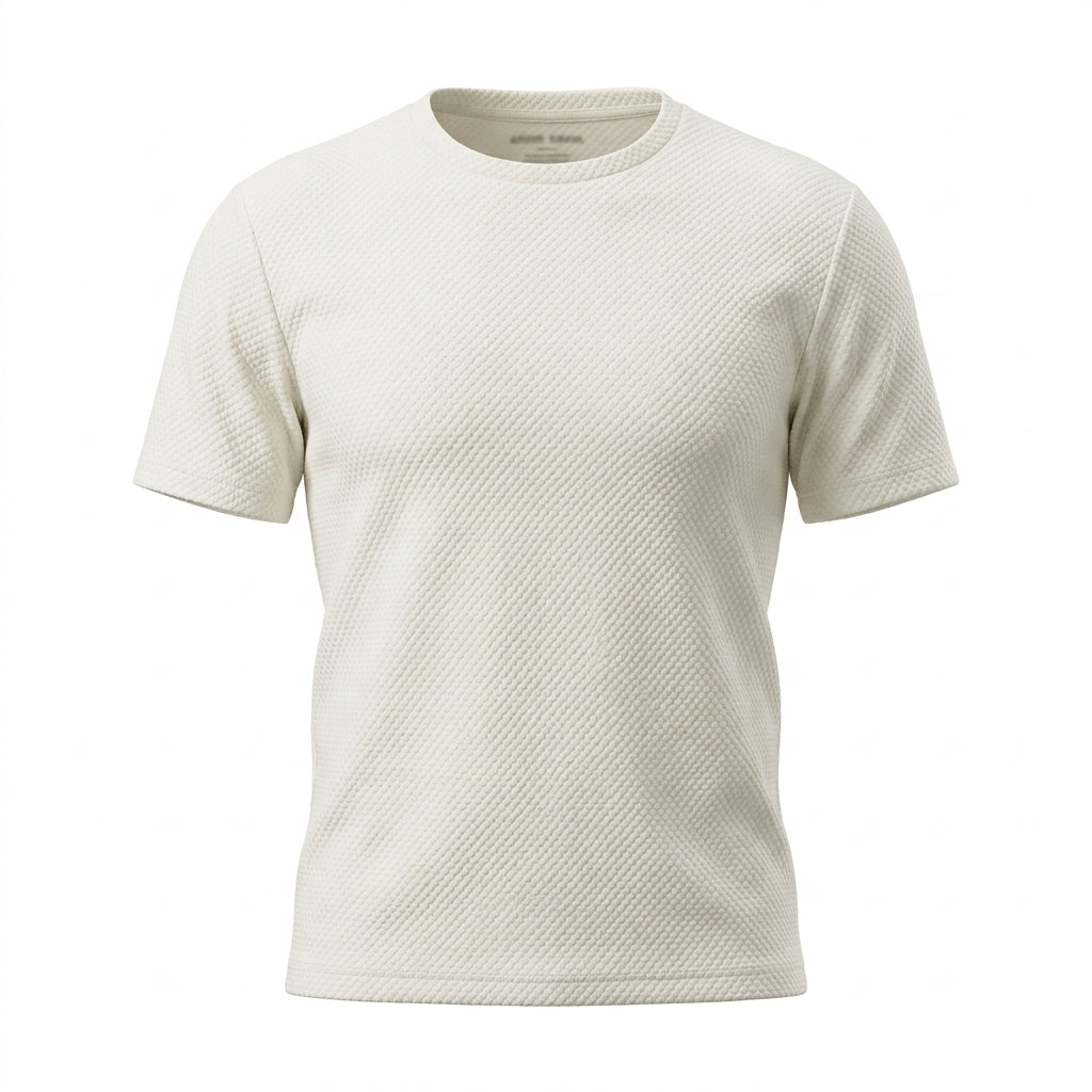 Boys Textured Short Sleeve T Shirt