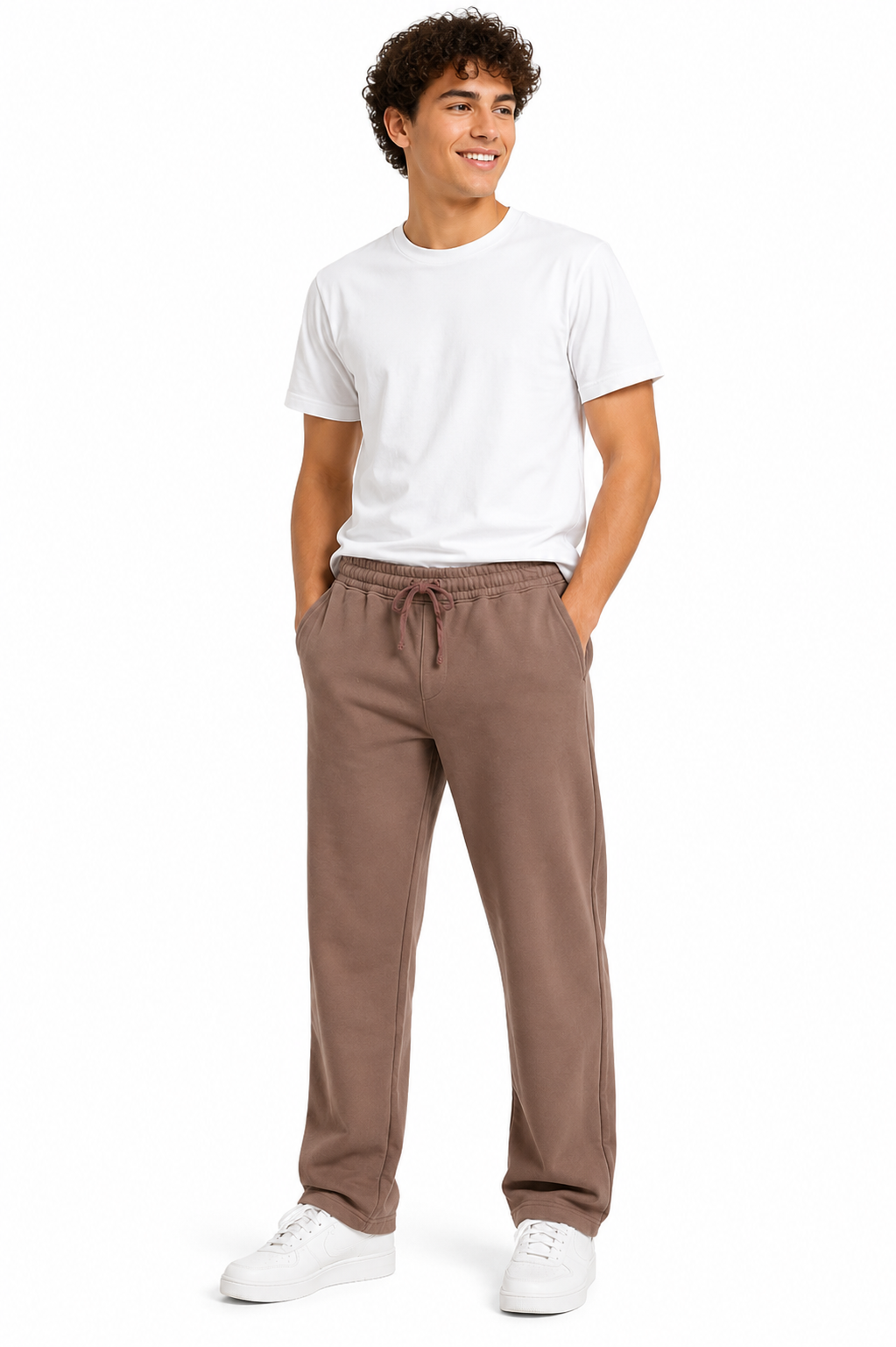 Kids Charcoal Wide Leg Drawstring Pants