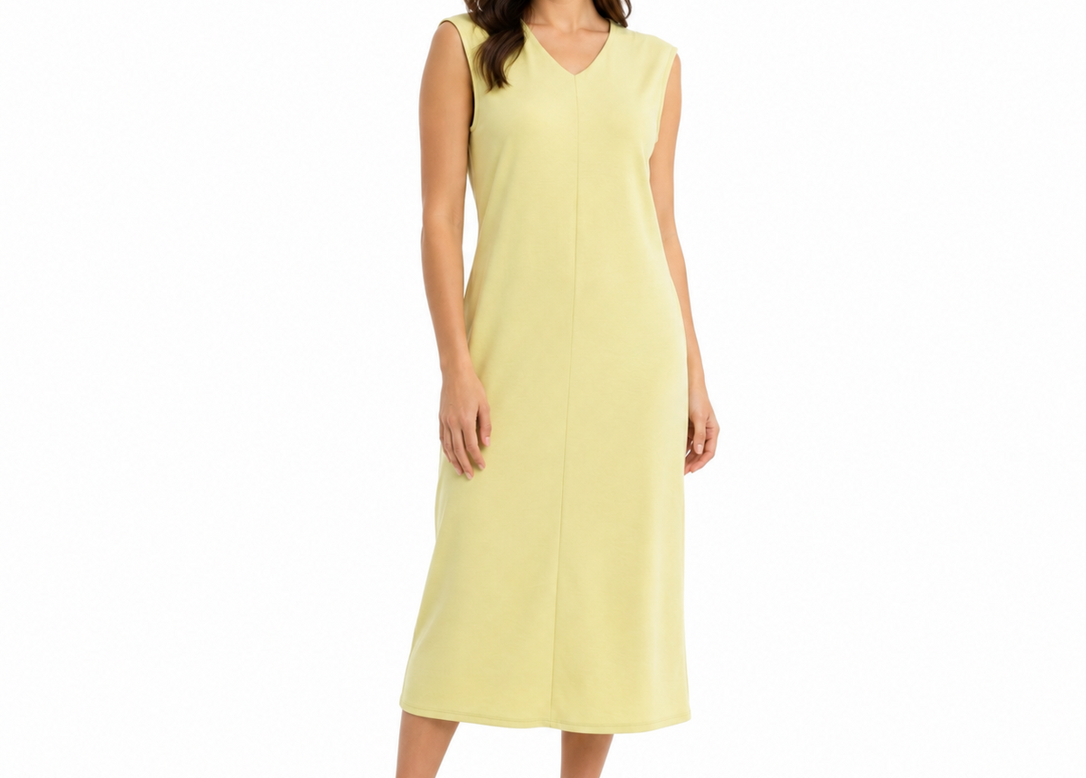 Women Sleeveless Midi Dress