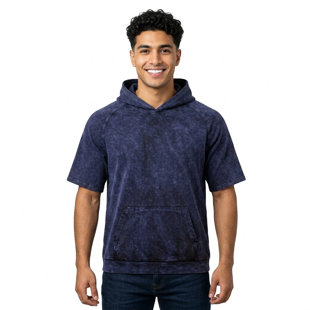 I Igo Short Sleeve Hooded Sweatshirt