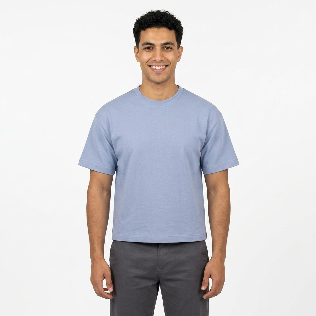 Boys Plain Cotton Short Sleeve T Shirt