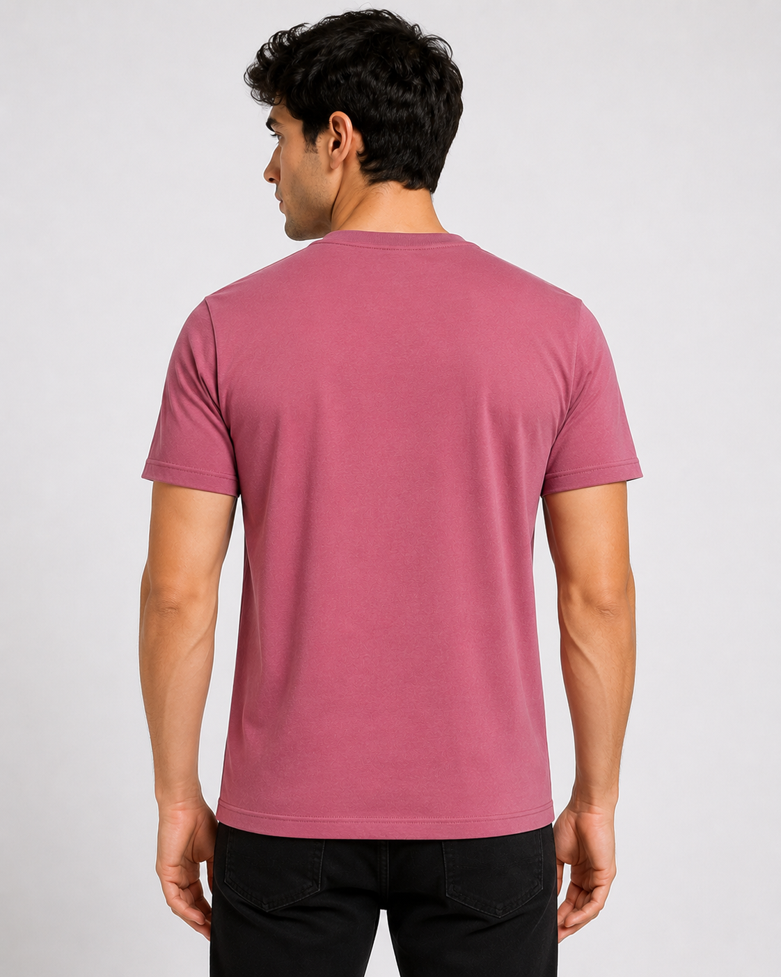 Men Basic Crew Neck T Shirt