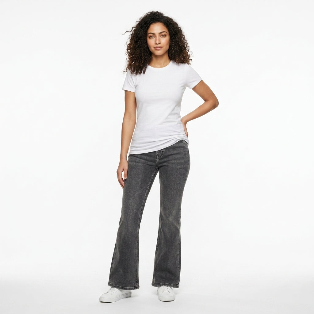 Women Flared Denim Jeans