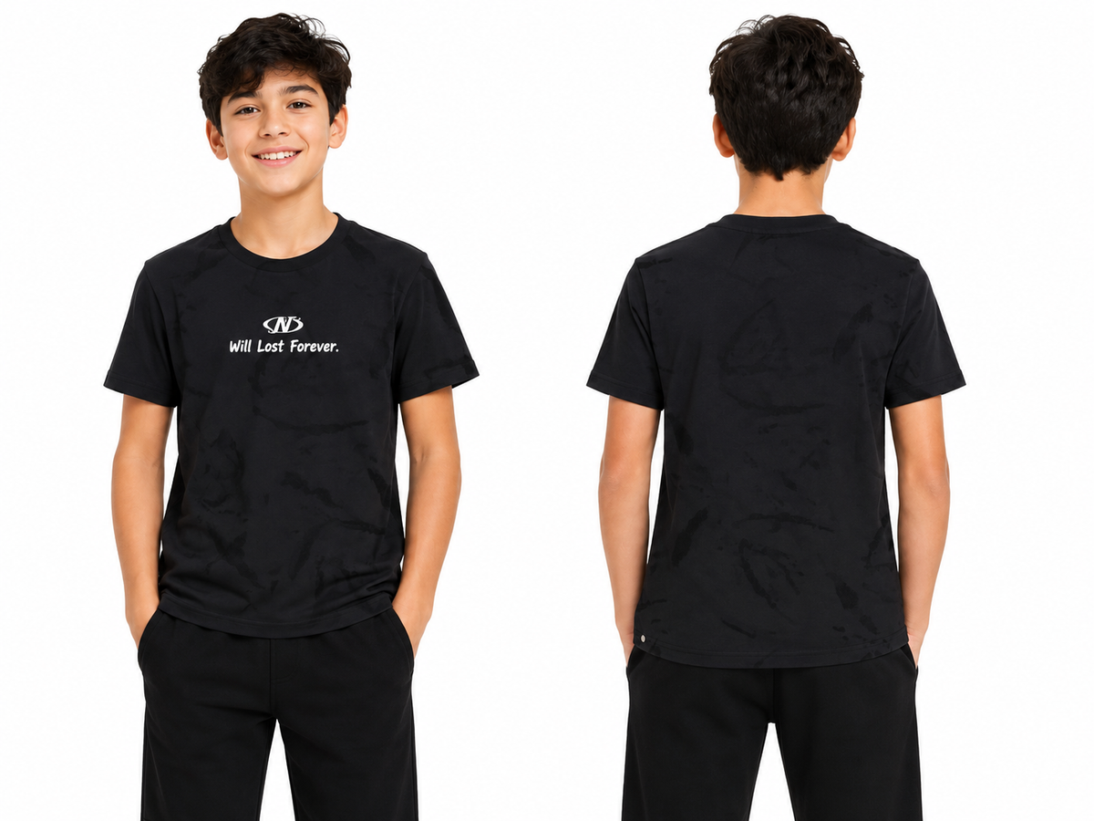 Boys Basic Crew Neck Short Sleeve T Shirt