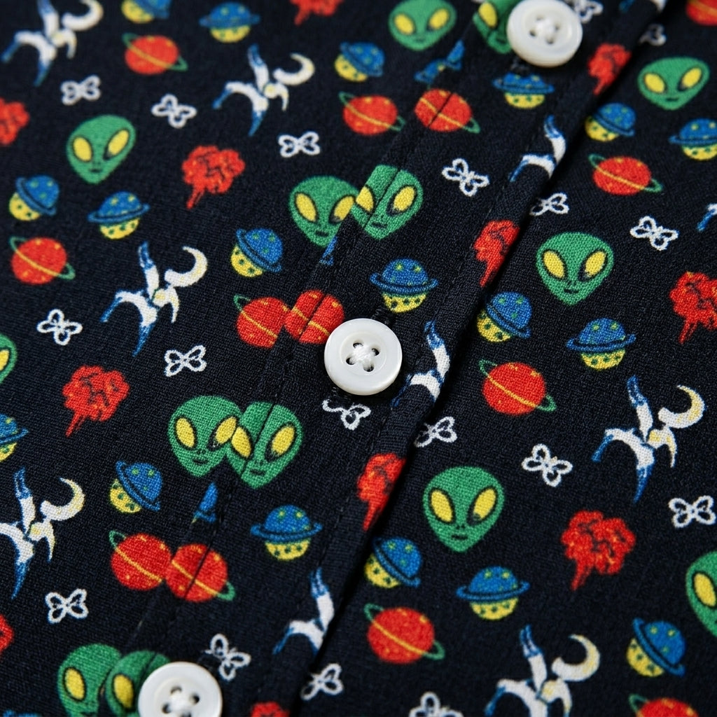 Kids Short Sleeve Button Front Shirt