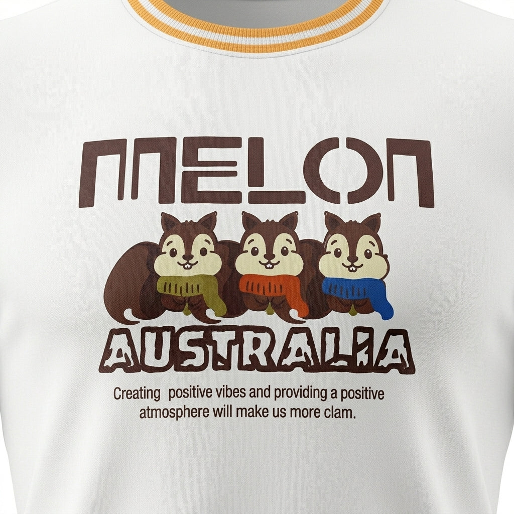 Kids Short Sleeve Graphic T Shirt With Australia Print