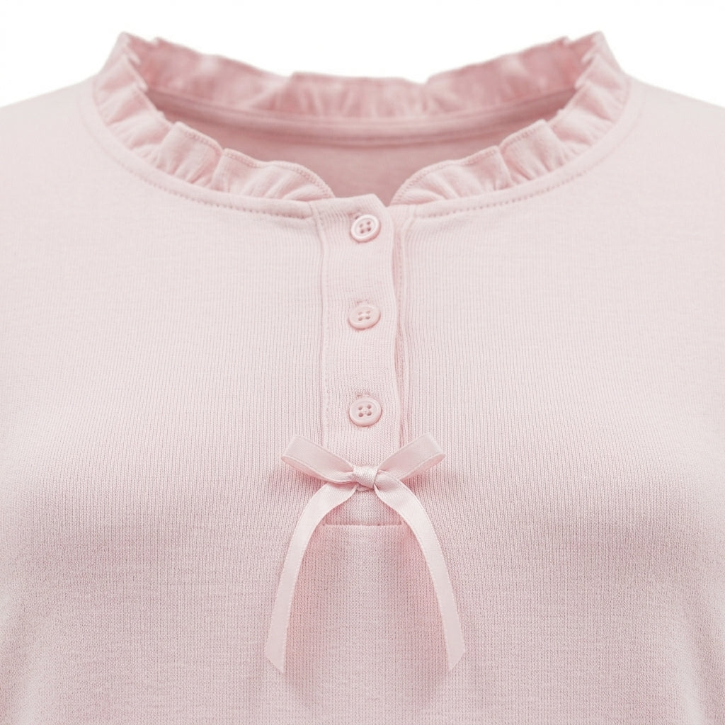 Women Long Sleeve Nightdress