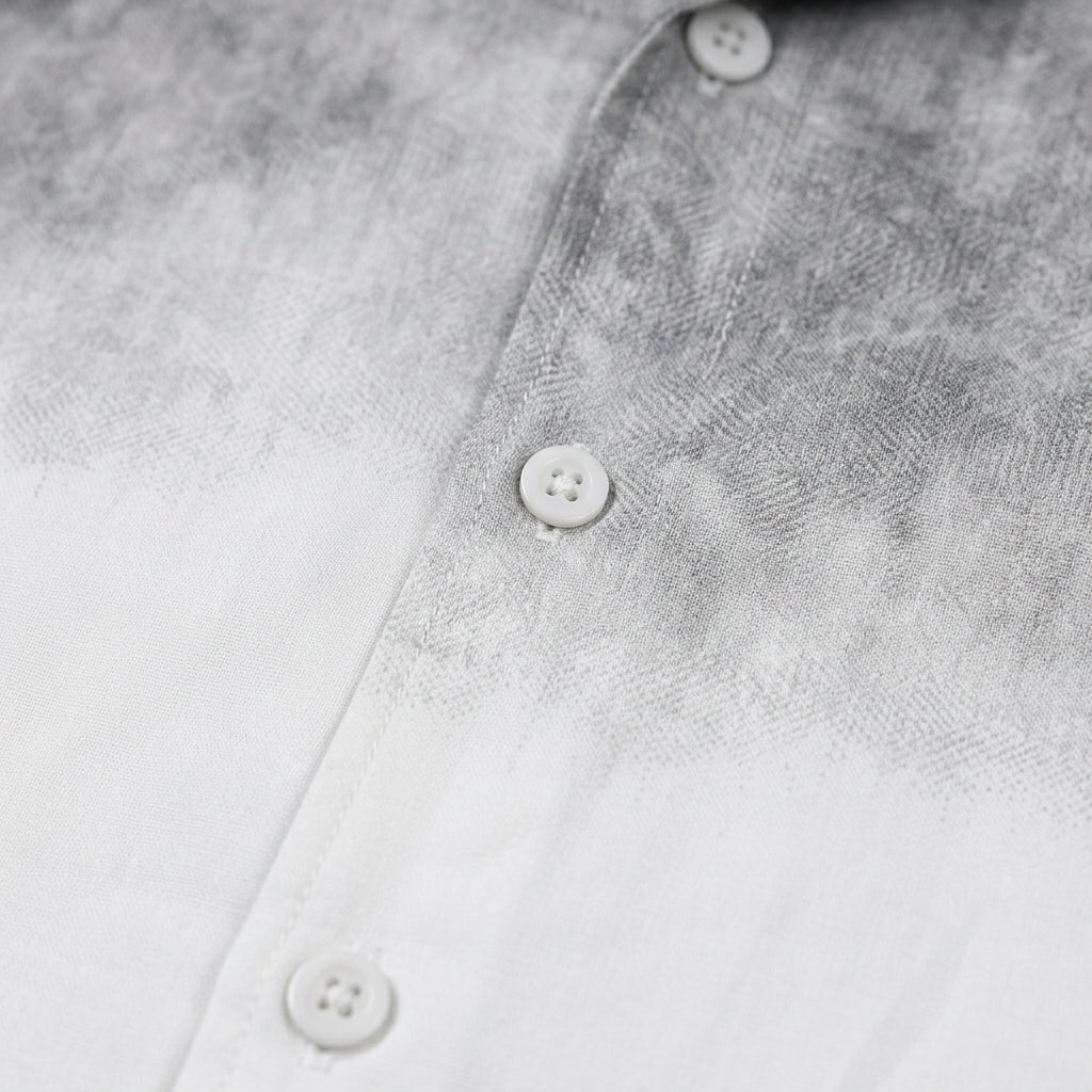 Ombre Short Sleeve Button Front Shirt