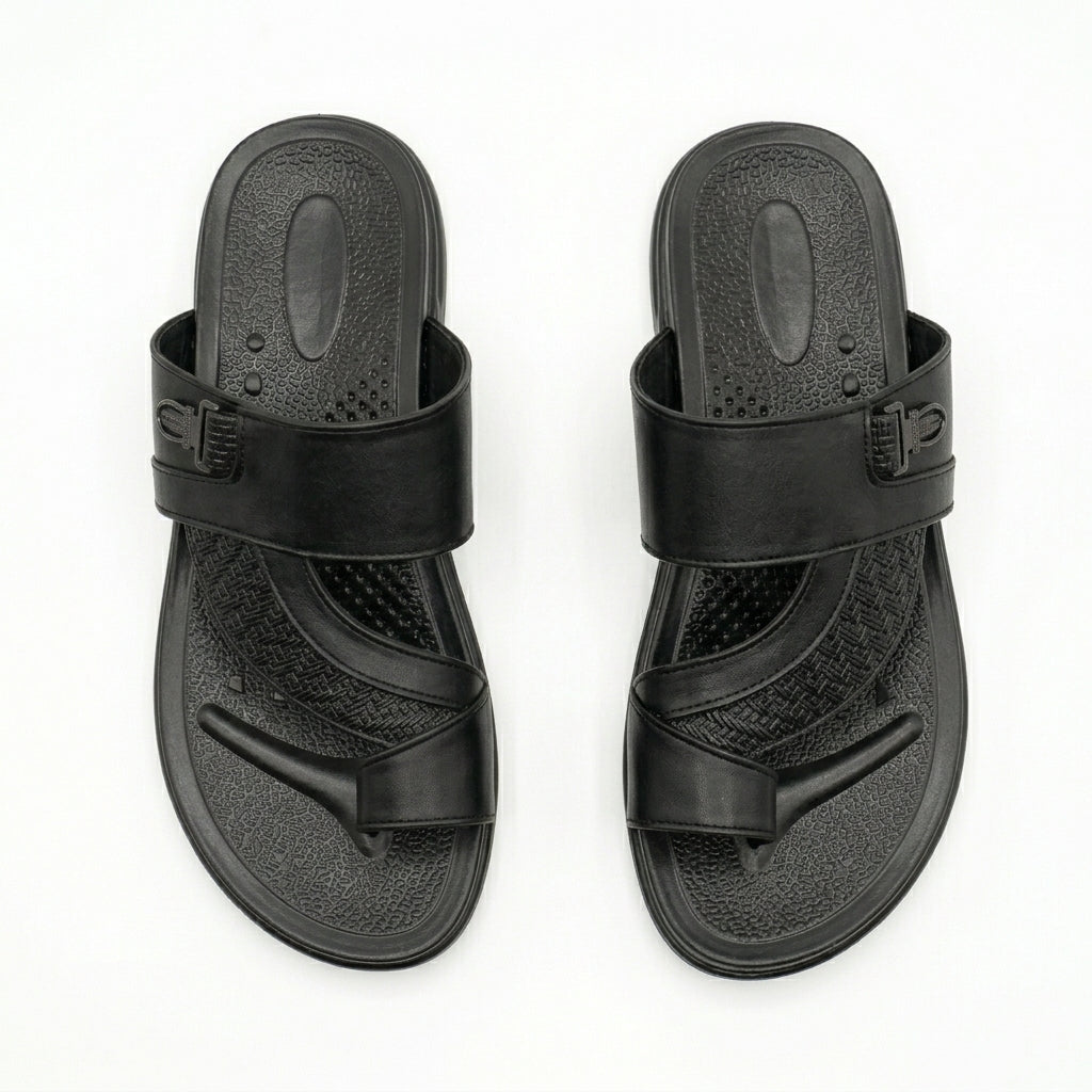 Men Toe Ring Comfort Slide Sandals