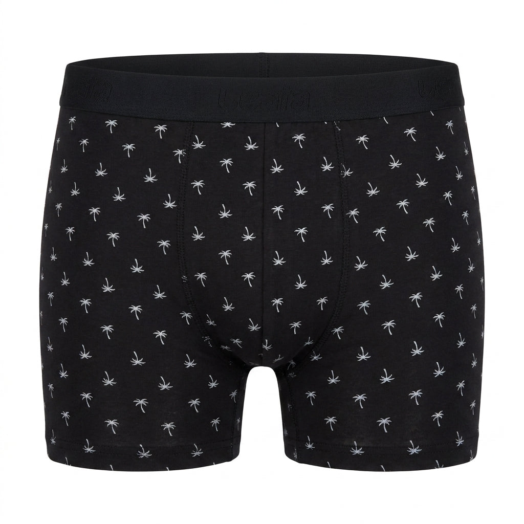 Men Palm Print Boxer Briefs