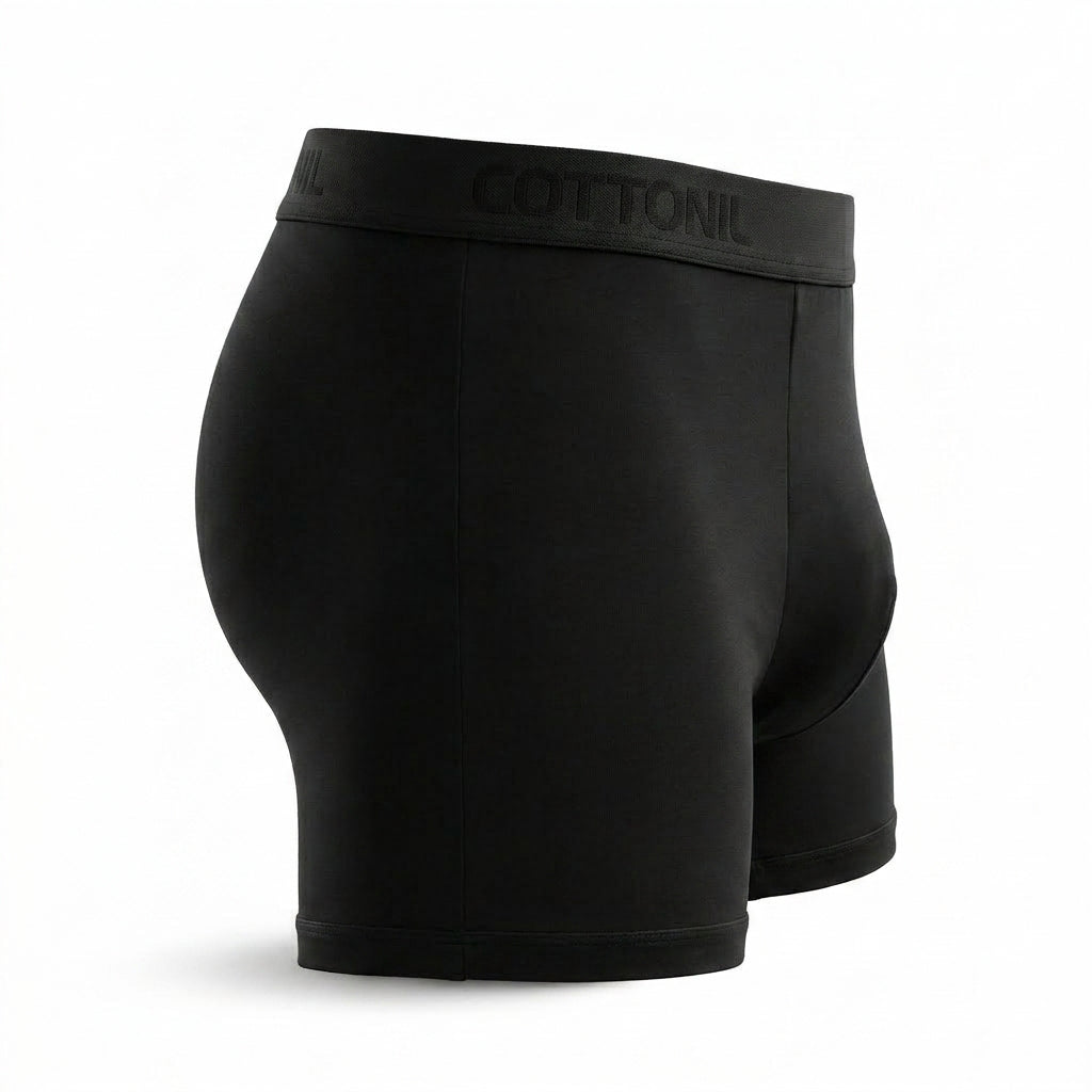 Men Boxer Briefs With Logo Waistband
