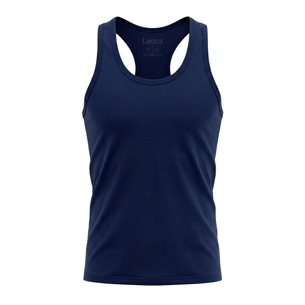 Men Racerback Cotton Tank Top