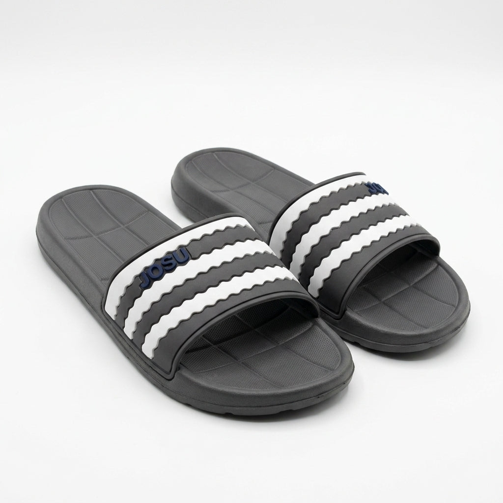 Striped Slide Slipper