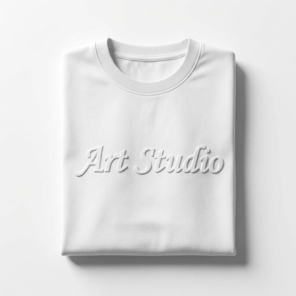 Art Studio Embossed T Shirt