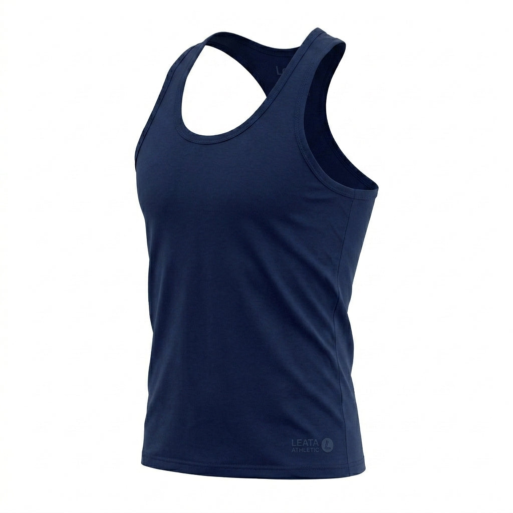 Men Racerback Cotton Tank Top