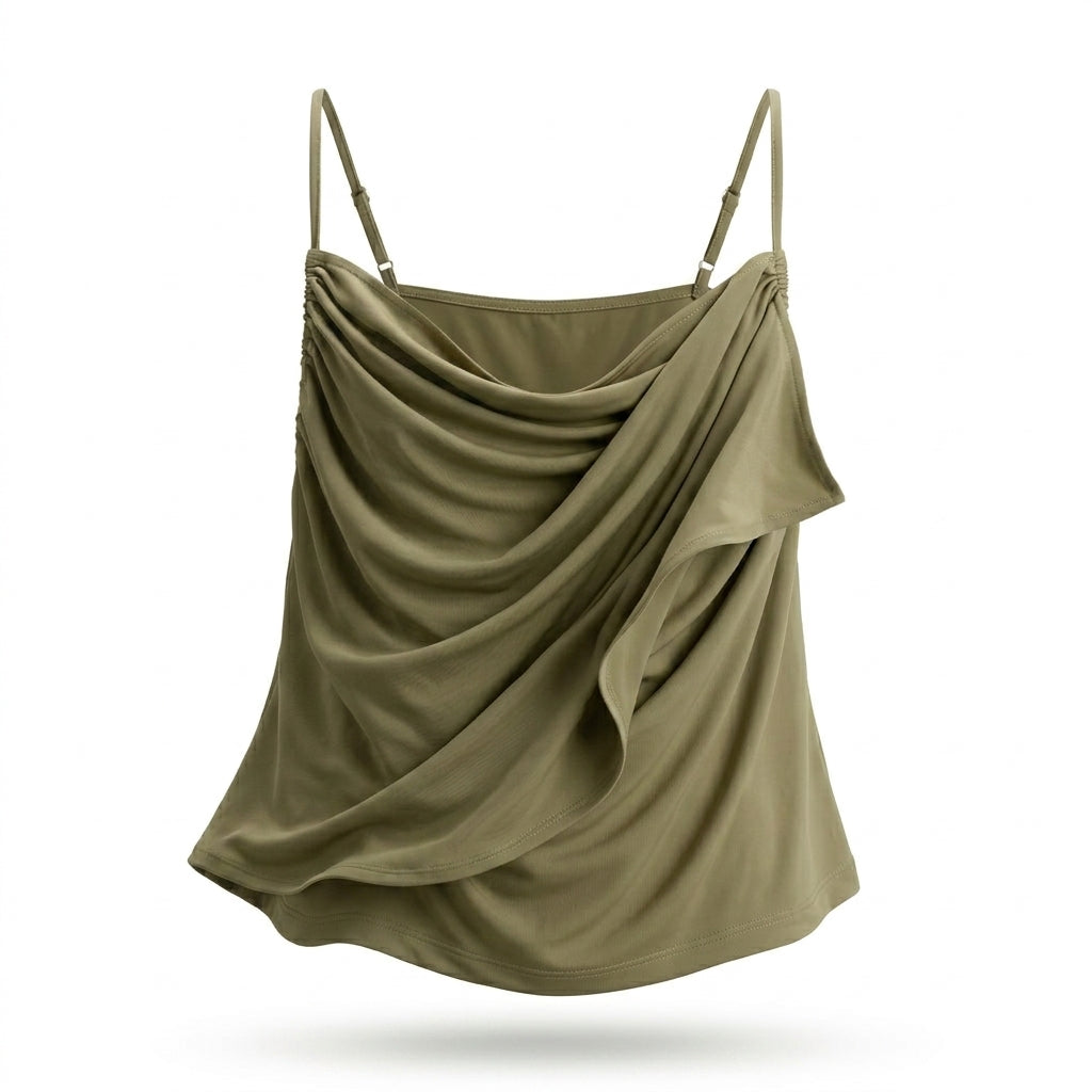 Women Ruched Sleeveless Top