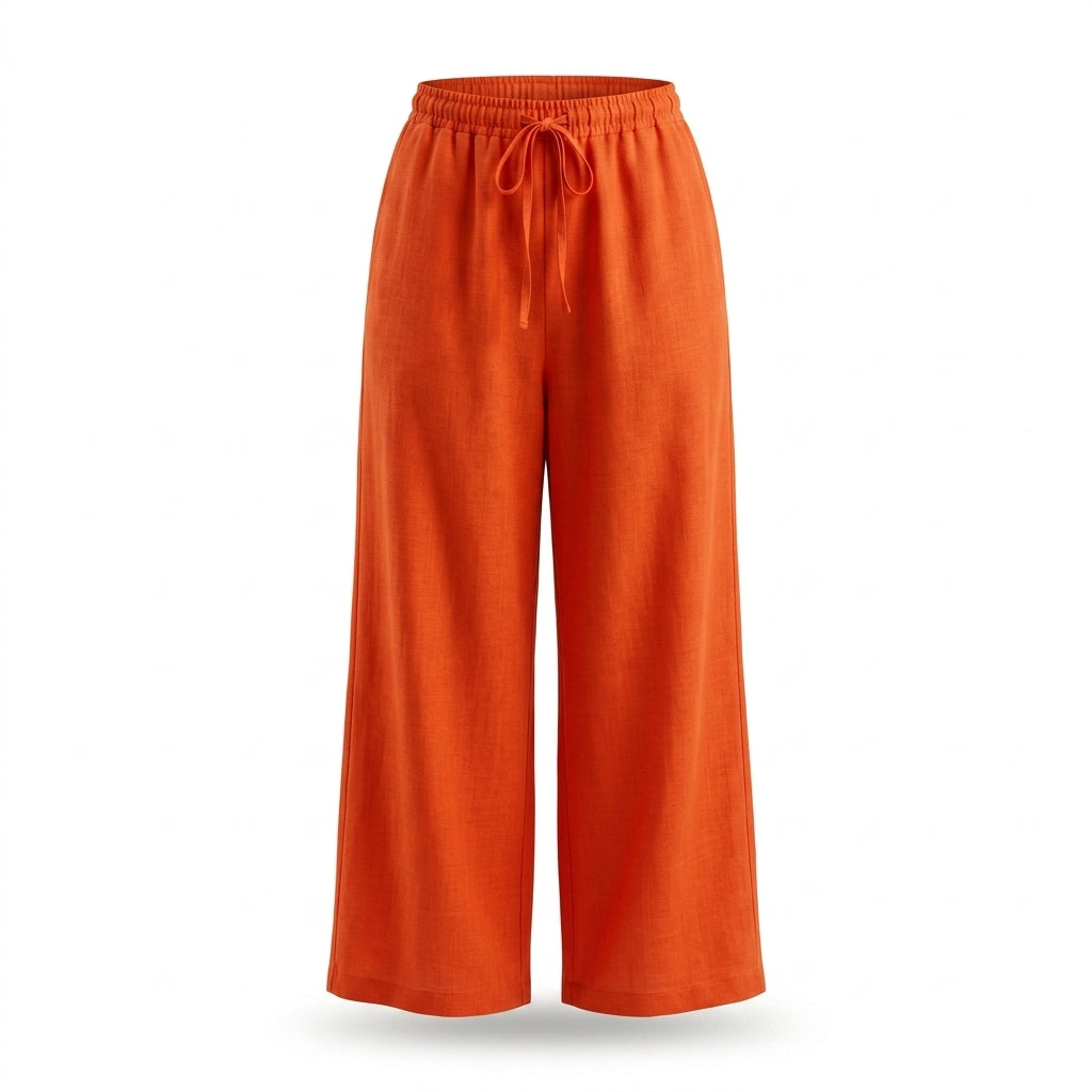 Women Textured Wide Leg Pants