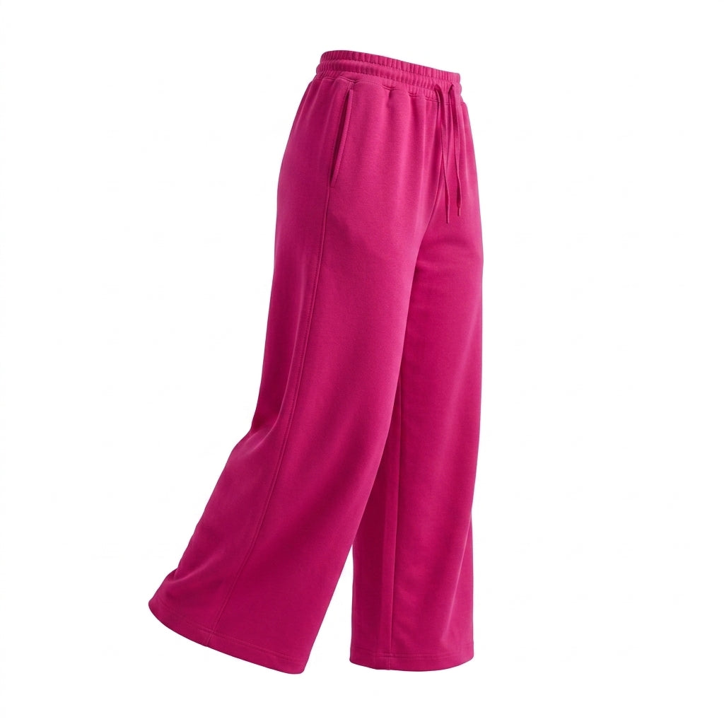 Women Bright Wide Leg Lounge Pants