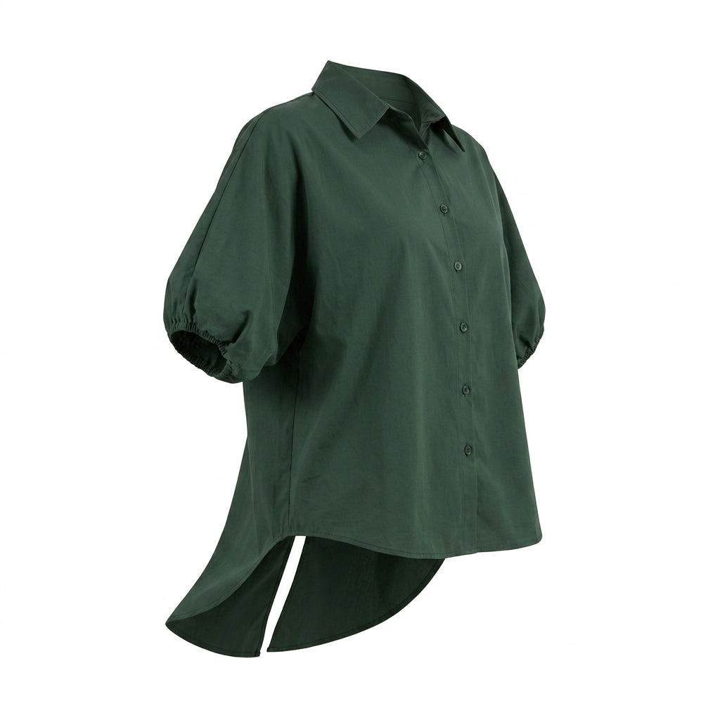 Oversized Button Front Shirt